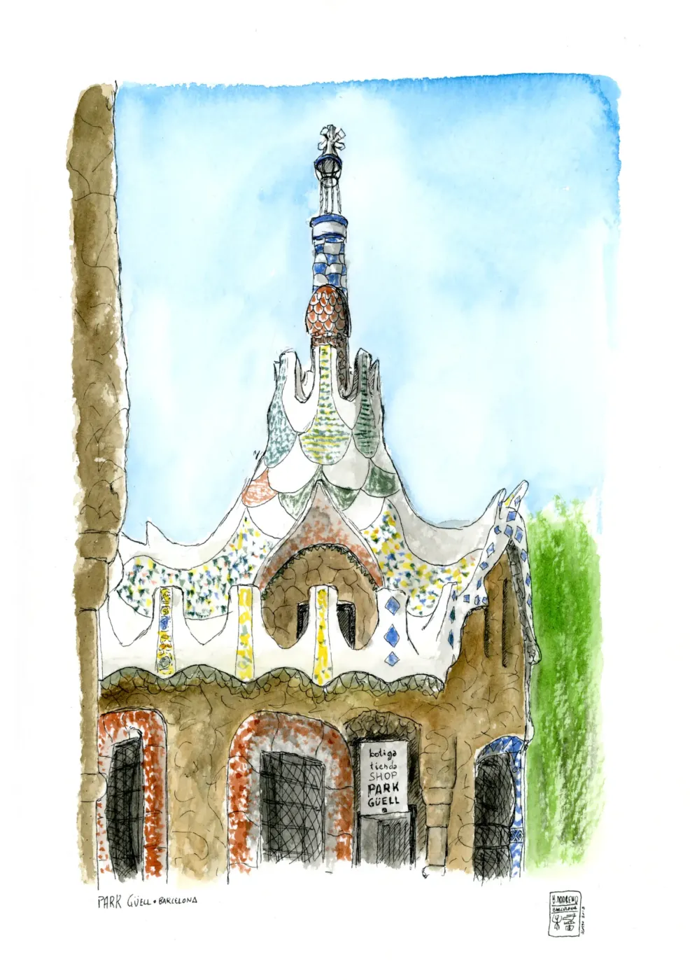 Parc Güell, Barcelona